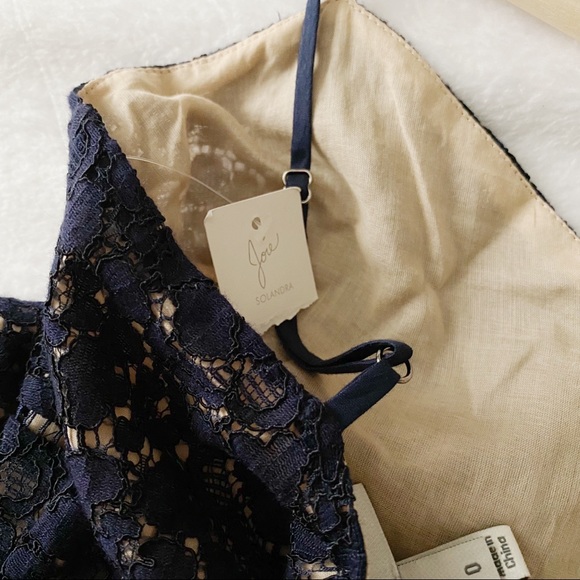 NWT Joie Blue Lace Solandra Dress - Picture 3 of 12